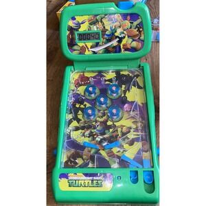 TEENAGE MUTANT NINJA TURTLES Pinball Machine Tabletop Game '09 Nickelodeon Works
